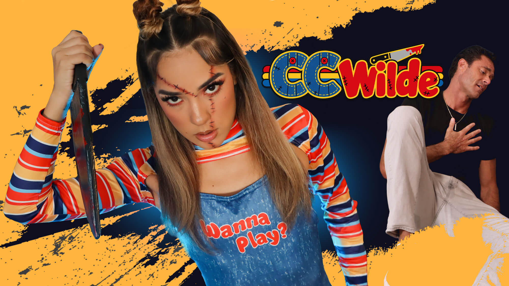 Spookie Nookies Presents: CC Wilde’s Chucky Cosplay Pranks Scare Stepdad ‘STIFF’